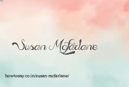 Susan Mcfarlane