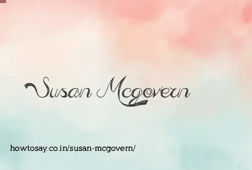 Susan Mcgovern