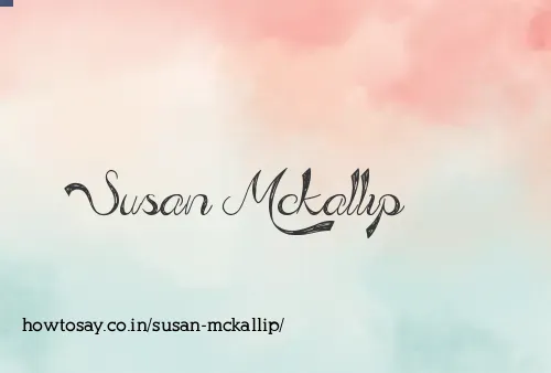 Susan Mckallip