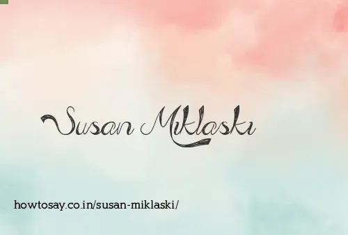 Susan Miklaski