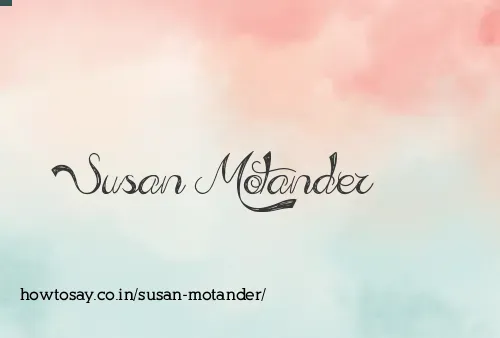 Susan Motander