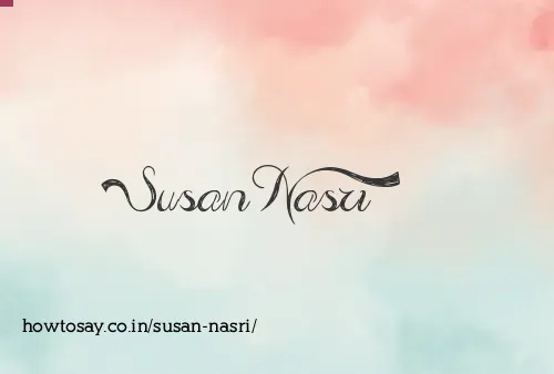 Susan Nasri