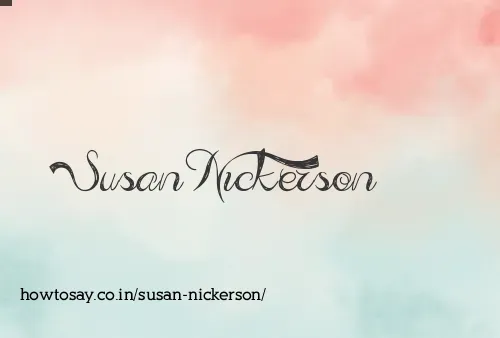 Susan Nickerson