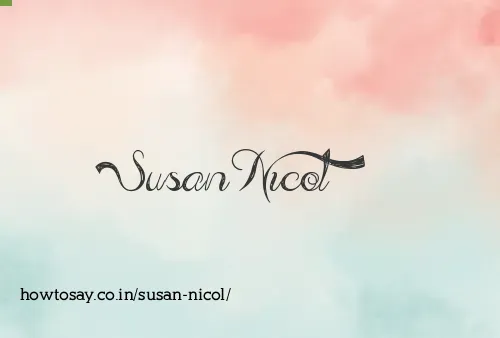 Susan Nicol