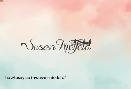 Susan Nietfeld
