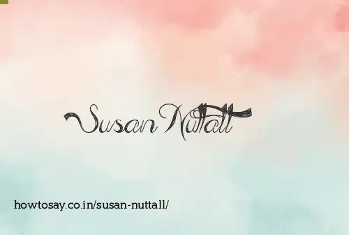 Susan Nuttall