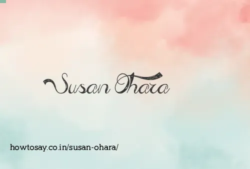 Susan Ohara