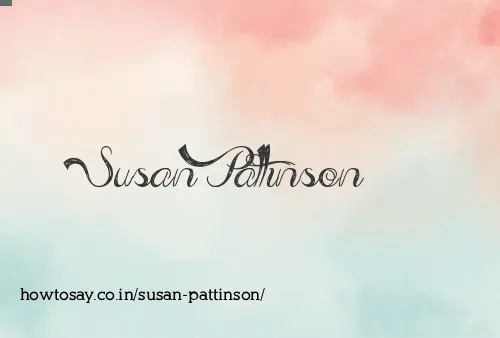 Susan Pattinson