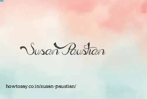 Susan Paustian