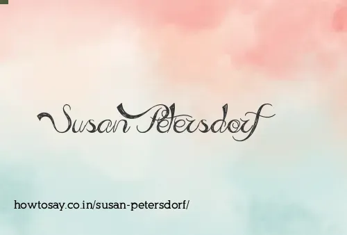 Susan Petersdorf