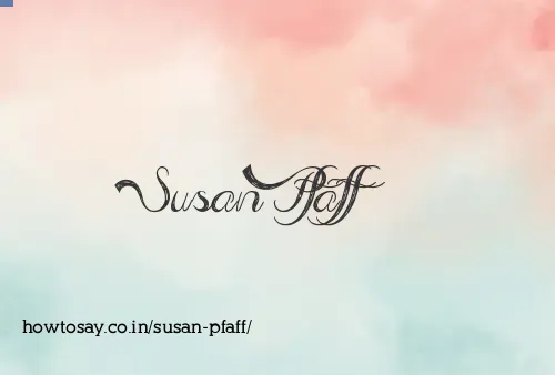 Susan Pfaff
