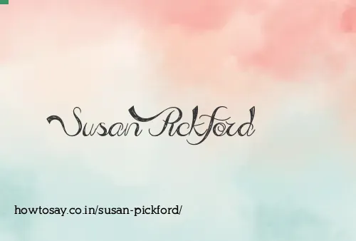 Susan Pickford