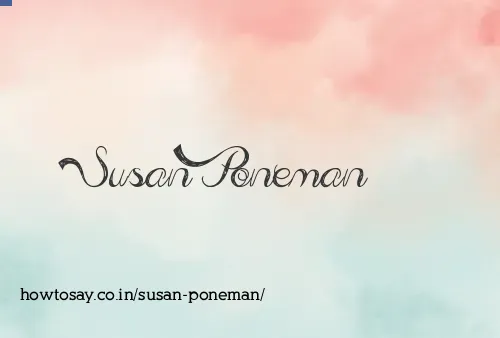 Susan Poneman