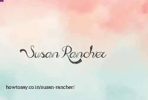 Susan Rancher
