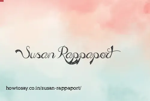 Susan Rappaport