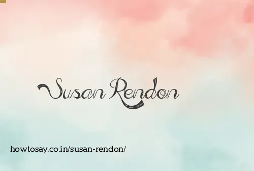 Susan Rendon