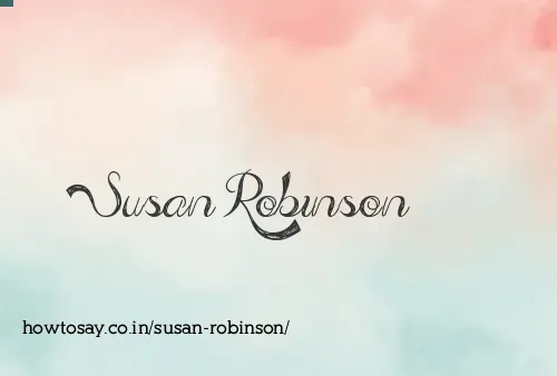 Susan Robinson