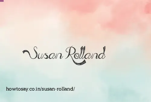 Susan Rolland