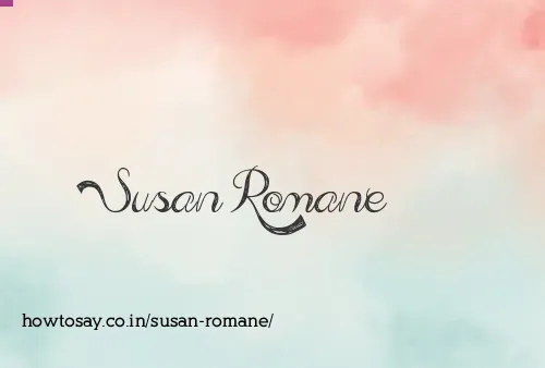 Susan Romane