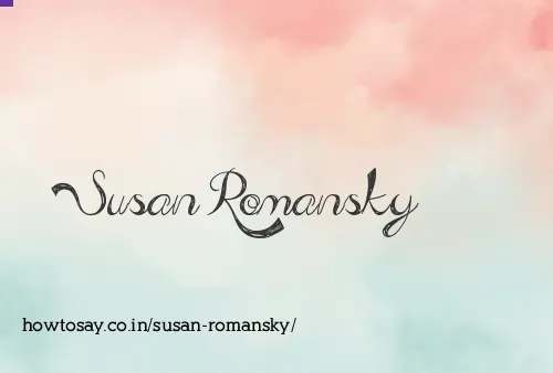 Susan Romansky