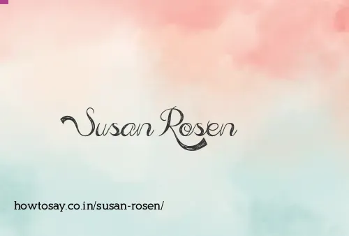 Susan Rosen