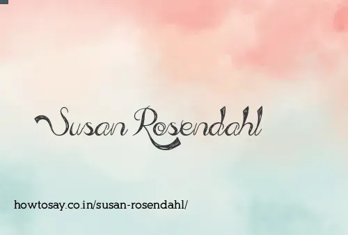 Susan Rosendahl