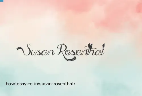 Susan Rosenthal