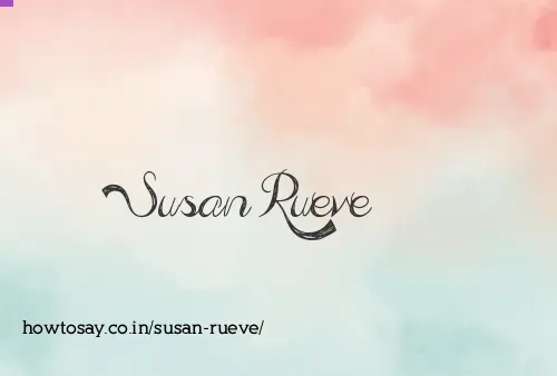 Susan Rueve