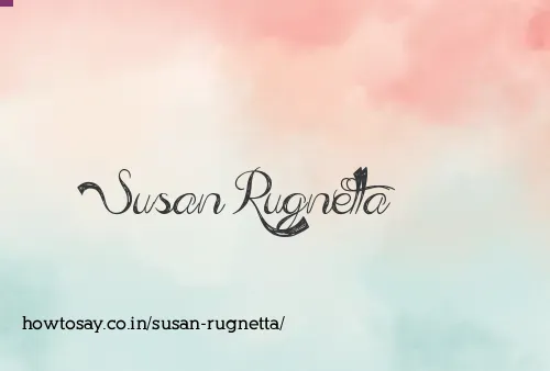 Susan Rugnetta
