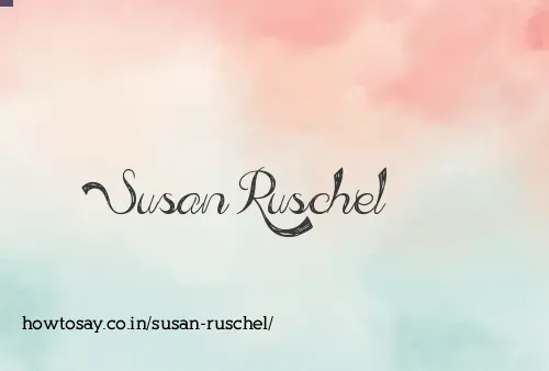 Susan Ruschel