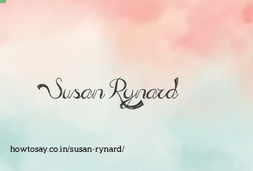 Susan Rynard