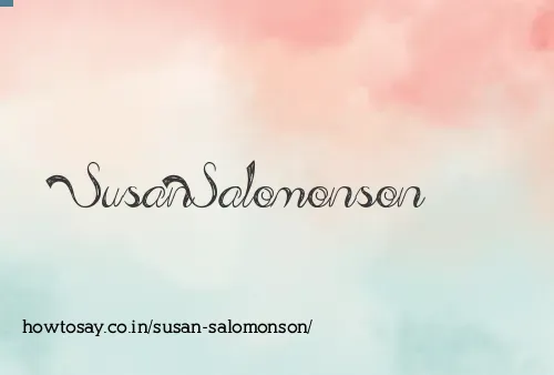 Susan Salomonson