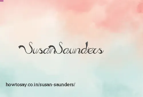 Susan Saunders