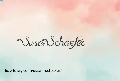 Susan Schaefer