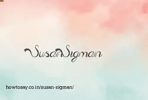 Susan Sigman