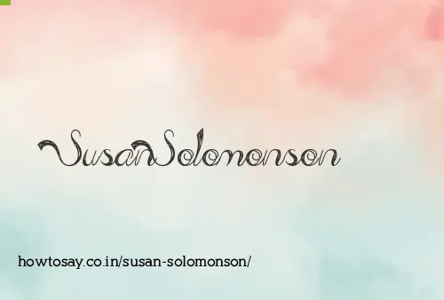 Susan Solomonson
