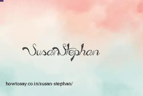 Susan Stephan