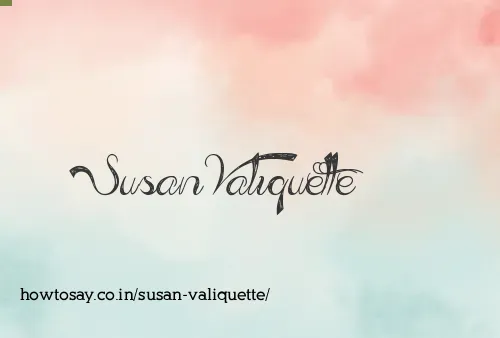 Susan Valiquette