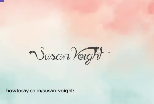 Susan Voight
