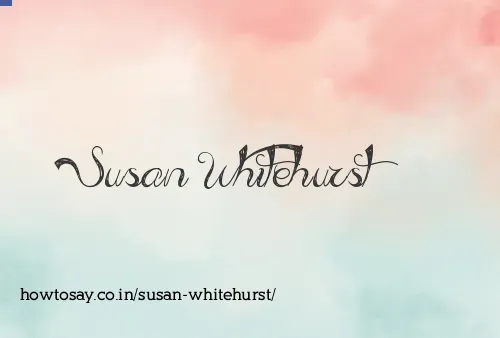 Susan Whitehurst