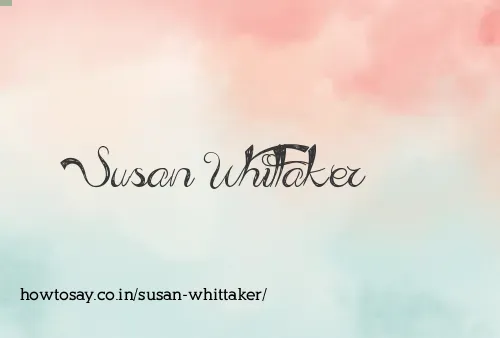 Susan Whittaker