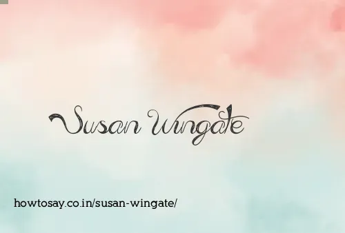 Susan Wingate