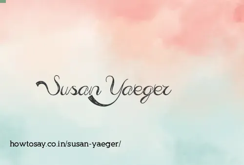 Susan Yaeger