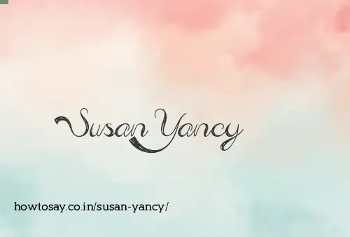 Susan Yancy