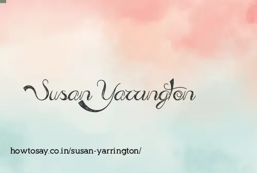 Susan Yarrington