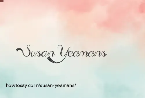 Susan Yeamans