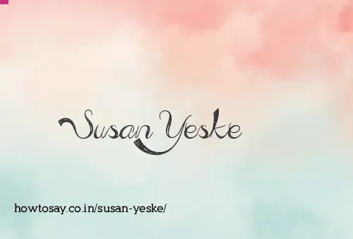 Susan Yeske