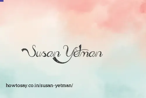 Susan Yetman