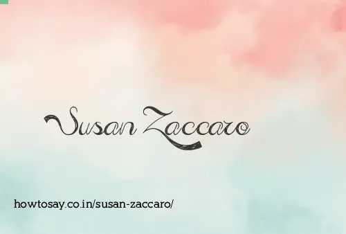 Susan Zaccaro
