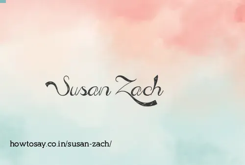 Susan Zach